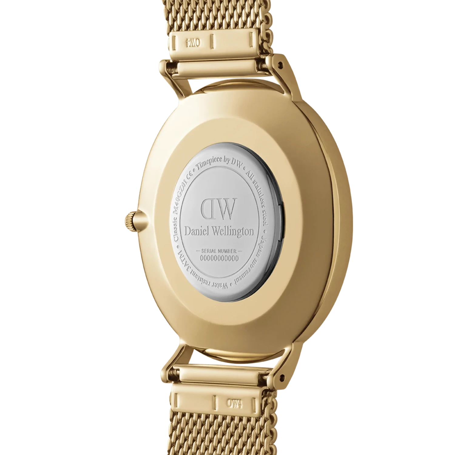 Daniel Wellington Classic Mesh Men's Gold Black Watch DW00100631 4 Daniel Wellington Classic Mesh Men's Gold Black Watch DW00100631 - Image 2
