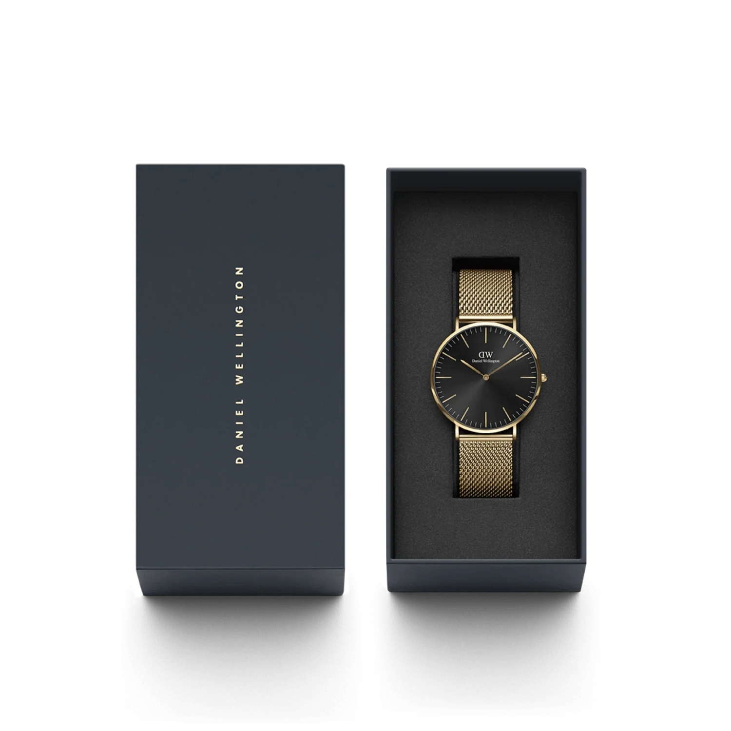 Daniel Wellington Classic Mesh Men's Gold Black Watch DW00100631 7 Daniel Wellington Classic Mesh Men's Gold Black Watch DW00100631 - Image 5