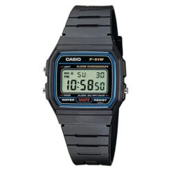 Casio Watch Classic Digital Black F-91W-1DG