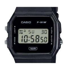 Casio POP Series F-91WB-1ADF Unisex Black Digital Watch 8 Casio POP Series F-91WB-1ADF Unisex Black Digital Watch -Clock More Than Watches F 91WB 1A 3