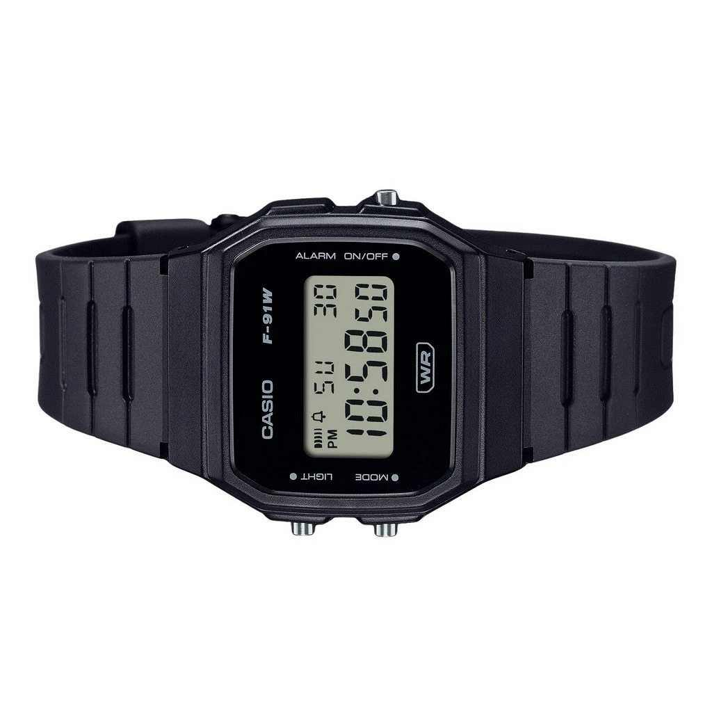 Casio POP Series F-91WB-1ADF Unisex Black Digital Watch 6 Casio POP Series F-91WB-1ADF Unisex Black Digital Watch - Image 4