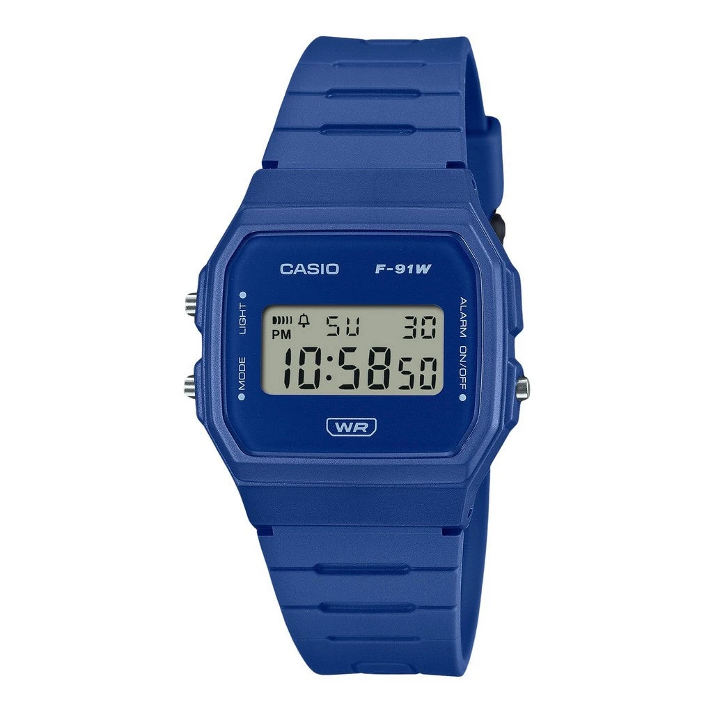 Casio POP F-91WB-2A1DF Unisex Blue Bio Based Digital Watch 3 Casio POP F-91WB-2A1DF Unisex Blue Bio Based Digital Watch