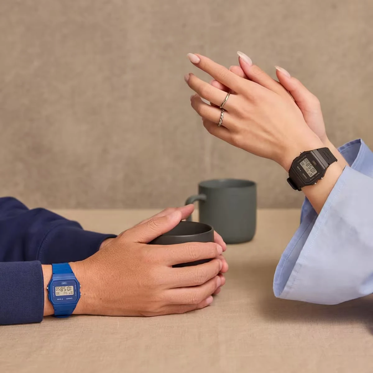 Casio POP F-91WB-2A1DF Unisex Blue Bio Based Digital Watch 7 Casio POP F-91WB-2A1DF Unisex Blue Bio Based Digital Watch - Image 5