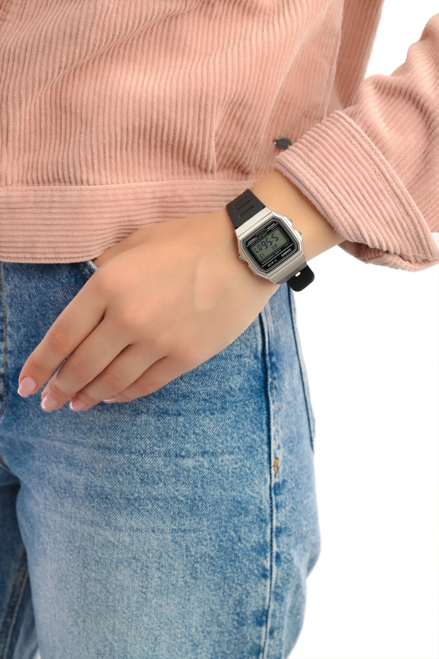 Casio Watch Classic Digital Black Steel F-91WM-7ADF 5 Casio Watch Classic Digital Black Steel F-91WM-7ADF - Image 3