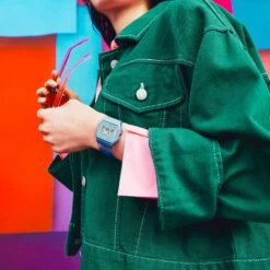 Casio POP Series F-91WS-2DF Unisex Blue Digital Watch -Clock More Than Watches F 91WS 2 theme