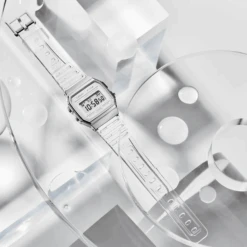 Casio POP Series F-91WS-7DF Unisex White Digital Watch -Clock More Than Watches F 91WS 7 square02