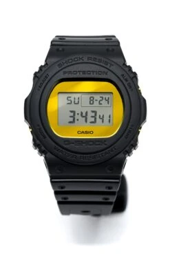 Casio G-Shock Watch Men's Round Metallic Gold Mirror Face DW-5700BBMB-1DR -Clock More Than Watches G SHOCK DW 5700BBMB 1DR 2