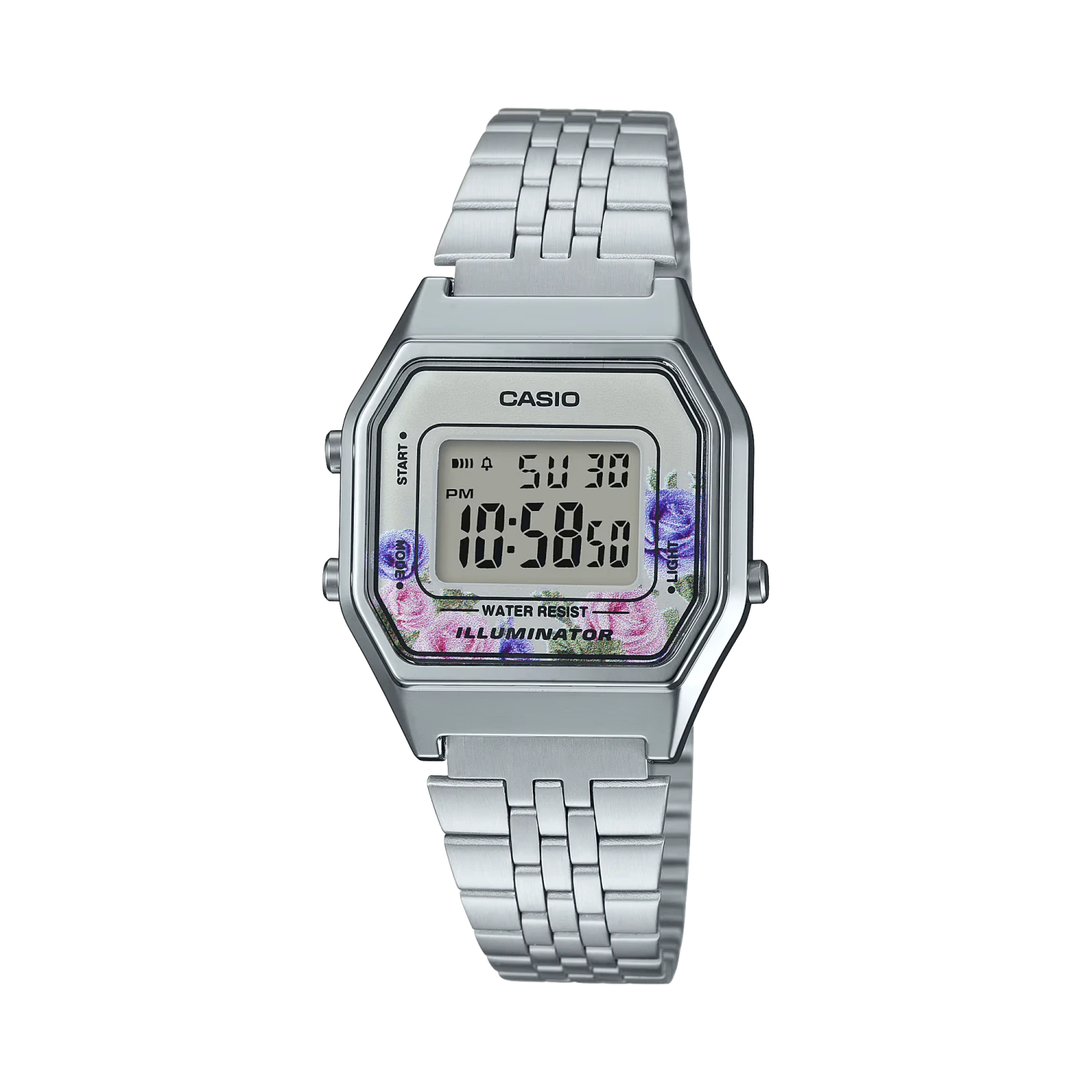 Casio Vintage LA680WA-4CDF Floral Dial Digital Watch 3 Casio Vintage LA680WA-4CDF Floral Dial Digital Watch