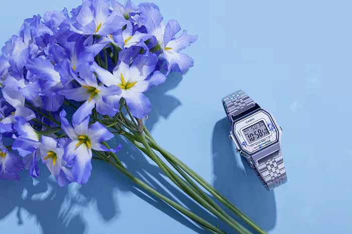 Casio Vintage LA680WA-4CDF Floral Dial Digital Watch 4 Casio Vintage LA680WA-4CDF Floral Dial Digital Watch - Image 2