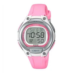 Casio Sports Ladies' Pink Digital Watch LW-203-4AVDF