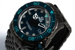 M2Z Men's Watch Diver 200 Plated Bracelet Teal 200-011X -Clock More Than Watches M2Z 200 011X 2