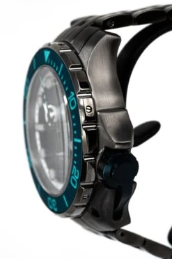 M2Z Men's Watch Diver 200 Plated Bracelet Teal 200-011X -Clock More Than Watches M2Z 200 011X 4