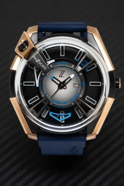 Mazzucato Watch Automatic LAX Limited Edition Dual Time 02-RG -Clock More Than Watches MAZZUCATO 02 RG 1