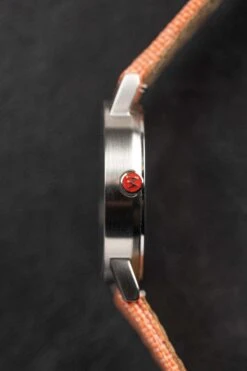 Mondaine Ladies Watch Classic White Orange A658.30323.17SBF -Clock More Than Watches MONDAINE A658.30323.17SBF 5