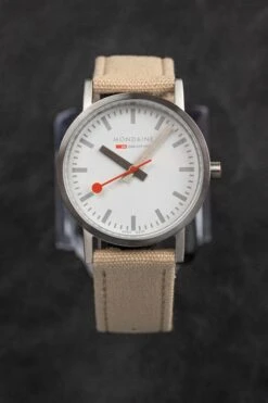 Mondaine Ladies Watch Classic White Beige A658.30323.17SBK -Clock More Than Watches MONDAINE A658.30323.17SBK 1