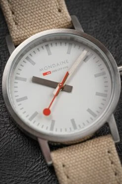 Mondaine Ladies Watch Classic White Beige A658.30323.17SBK -Clock More Than Watches MONDAINE A658.30323.17SBK 4