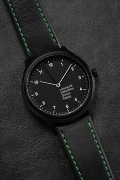Mondaine Watch Helvetica No1 Black Green MH1.R2221.LB -Clock More Than Watches MONDAINE MH1.R2221.LB 3