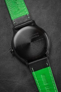 Mondaine Watch Helvetica No1 Black Green MH1.R2221.LB -Clock More Than Watches MONDAINE MH1.R2221.LB 7