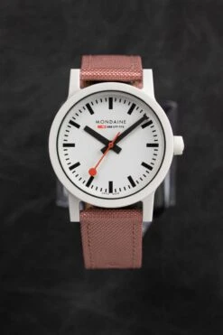 Mondaine Ladies Watch Essence White Pink MS1.32111.LP -Clock More Than Watches MONDAINE MS1.32111.LP 1