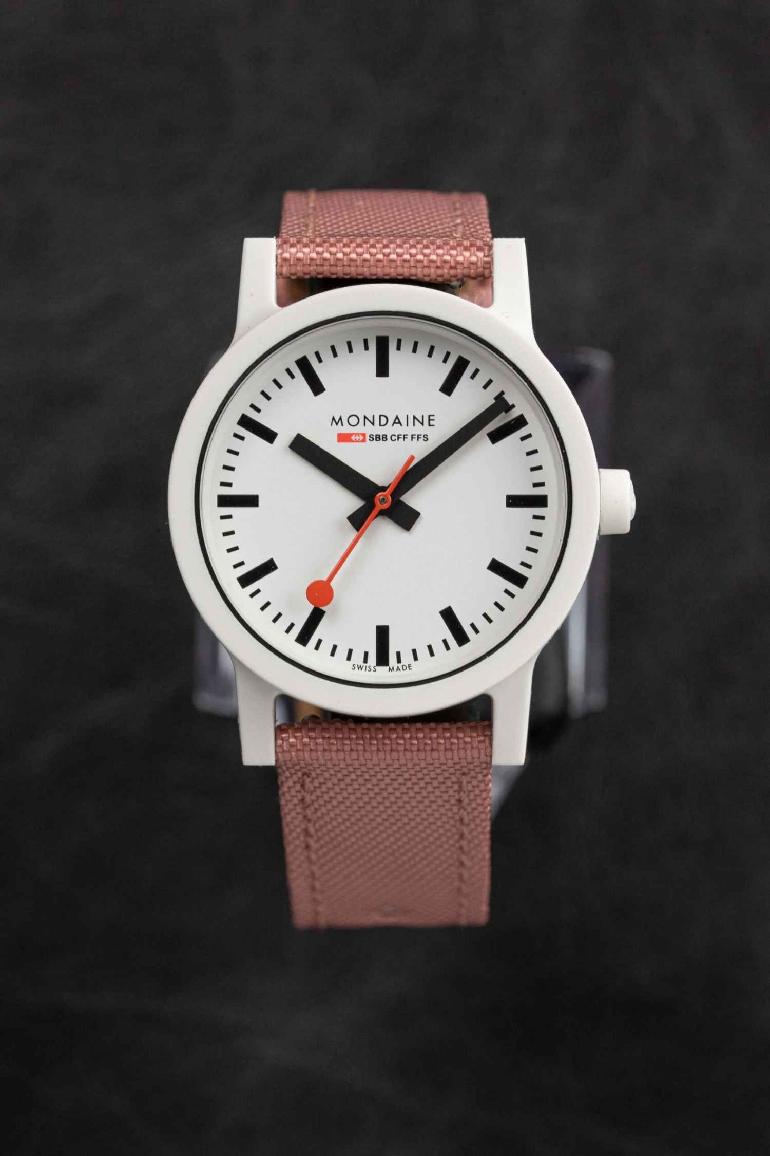 Mondaine Ladies Watch Essence White Pink MS1.32111.LP 11 Mondaine Ladies Watch Essence White Pink MS1.32111.LP - Image 9