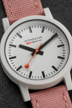 Mondaine Ladies Watch Essence White Pink MS1.32111.LP 20 Mondaine Ladies Watch Essence White Pink MS1.32111.LP -Clock More Than Watches MONDAINE MS1.32111.LP 4