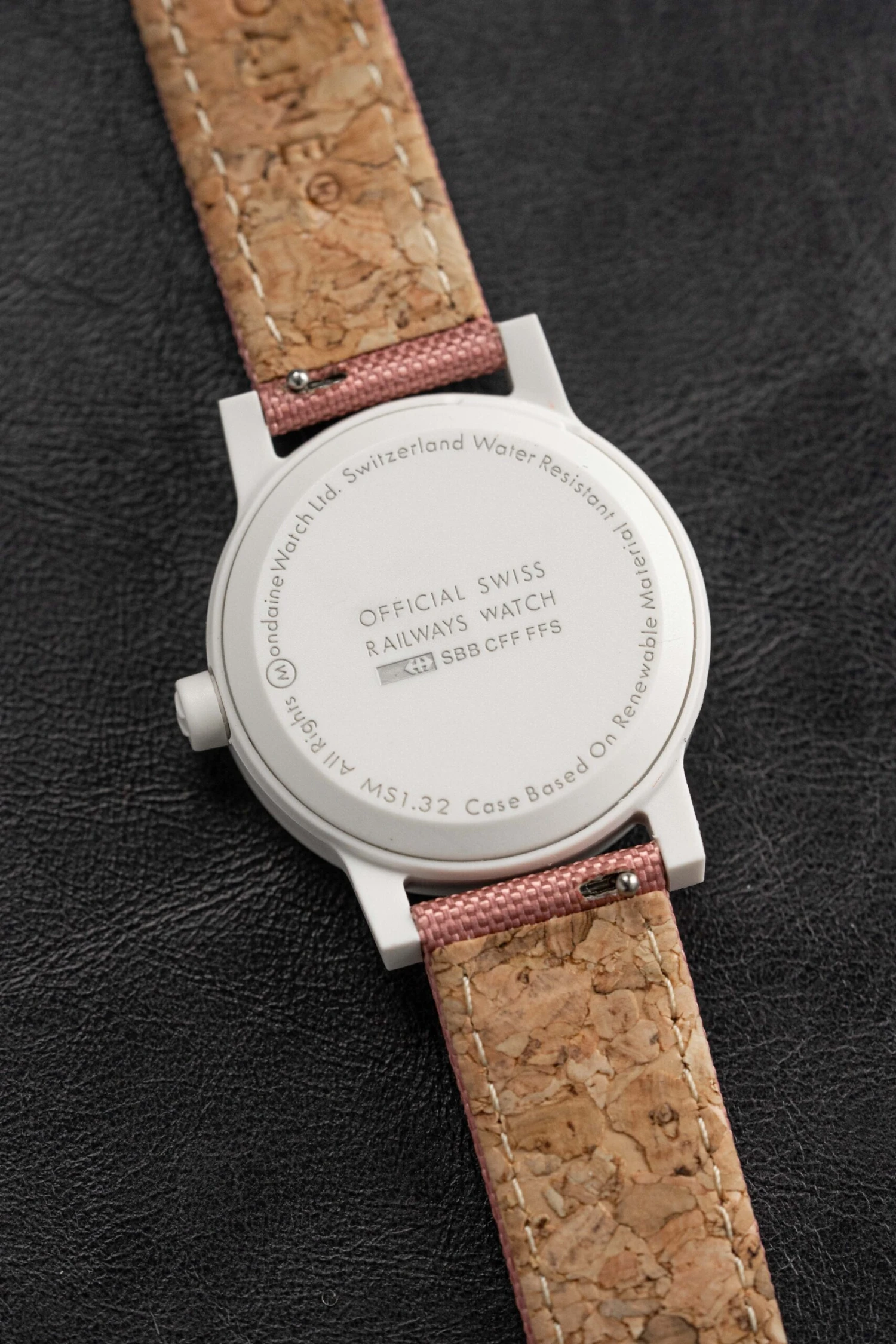 Mondaine Ladies Watch Essence White Pink MS1.32111.LP 5 Mondaine Ladies Watch Essence White Pink MS1.32111.LP - Image 3