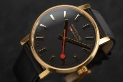 Mondaine Watch EVO2 Gold Black MSE.40122.LB -Clock More Than Watches MONDAINE MSE.40122.LB 2