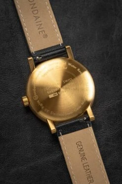 Mondaine Watch EVO2 Gold Black MSE.40122.LB -Clock More Than Watches MONDAINE MSE.40122.LB 7