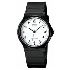 Casio Watch Black White Small Numbers MQ-24-7BLDF