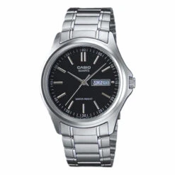 Casio Classic Unisex Black Silver Watch MTP-1239D-1ADF