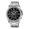 Casio Chrono 42mm Silver Men's Black Analogue Watch MTP-1375D-1AVDF -Clock More Than Watches MTP 1375D 1AVDF 1