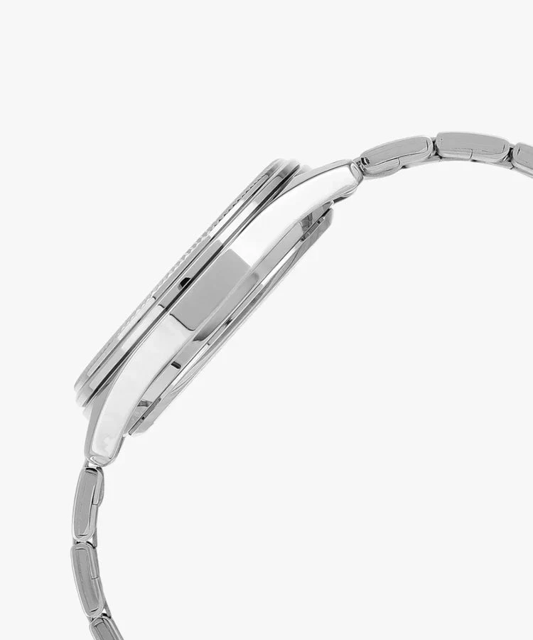 Casio Chrono 42mm Silver Men's Blue Analogue Watch MTP-1375D-2A2VDF 5 Casio Chrono 42mm Silver Men's Blue Analogue Watch MTP-1375D-2A2VDF - Image 3