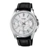 Casio Chrono 42mm Silver Men's Silver Leather Analogue Watch MTP-1375L-7AVDF 1 Casio Chrono 42mm Silver Men's Silver Leather Analogue Watch MTP-1375L-7AVDF -Clock More Than Watches MTP 1375L 7AVDF 1