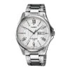 Casio Day Date 41mm Silver Men's White Analogue Watch MTP-1384D-7AVDF 2 Casio Day Date 41mm Silver Men's White Analogue Watch MTP-1384D-7AVDF -Clock More Than Watches MTP 1384D 7AVDF 1