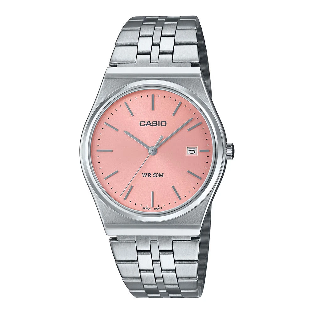 Casio Ladies Vintage Pink Watch MTP-B145D-4AVDF 3 Casio Ladies Vintage Pink Watch MTP-B145D-4AVDF