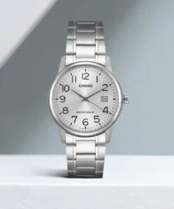 Casio Classic 37mm Silver Men's Silver Analogue Watch MTP-V002D-7BUDF -Clock More Than Watches MTP V002D 7BUDF 2