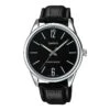 Casio Classic 40mm Silver Men's Black Leather Analogue Watch MTP-V005L-1BUDF 2 Casio Classic 40mm Silver Men's Black Leather Analogue Watch MTP-V005L-1BUDF -Clock More Than Watches MTP V005L 1BUDF 1