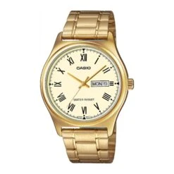 Casio Dress 38mm Gold Men's Neutral Analogue Watch MTP-V006G-9BUDF
