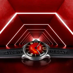 U-Boat Men's Watch Darkmoon 40 Red Soleil Steel 9500 -Clock More Than Watches P549 9500 3 72691