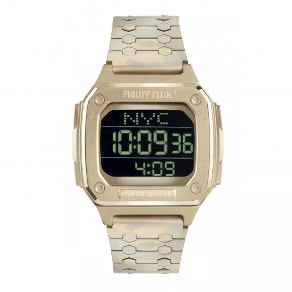Philipp Plein Watch Hyper Shock Gold Camo PWHAA1021 3 Philipp Plein Watch Hyper Shock Gold Camo PWHAA1021