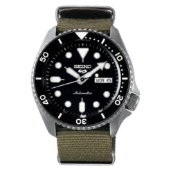 Seiko 5 Sports Men's Automatic Green And Black Watch SRPD65K4