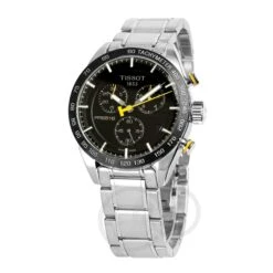 Tissot Men's Chronograph Watch PRS 516 Steel Yellow T1004171105100