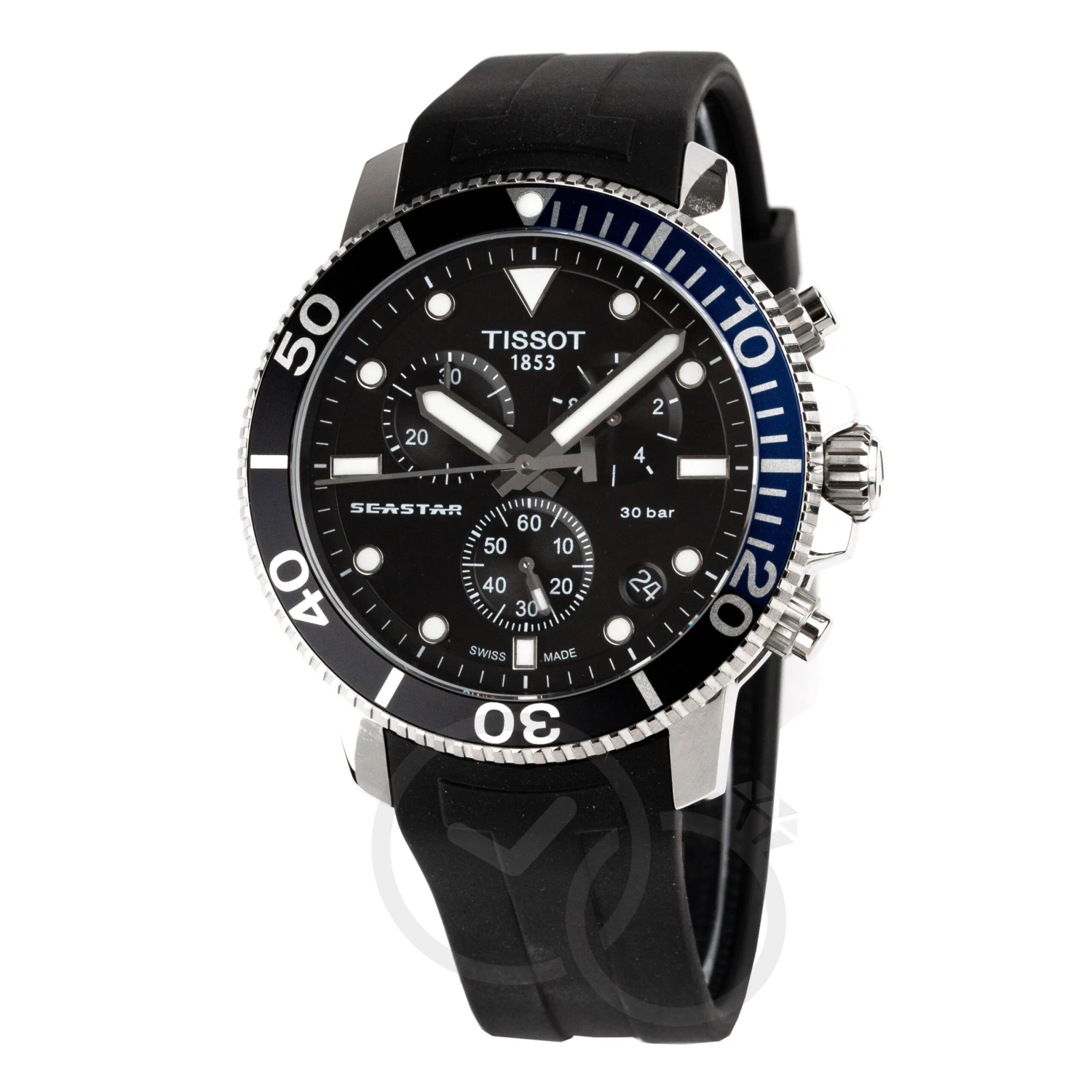 Tissot Seastar 1000 Chronograph Men's Black Watch T1204171705102 3 Tissot Seastar 1000 Chronograph Men's Black Watch T1204171705102