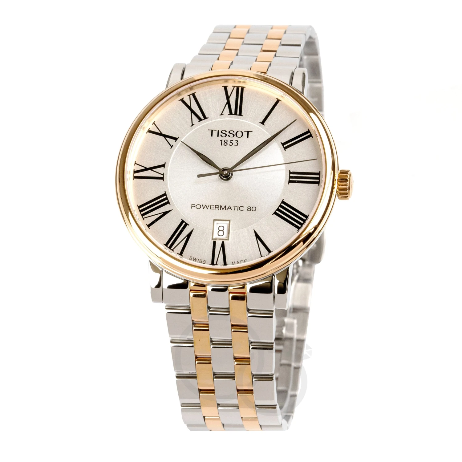 Tissot Men's Watch Carson Auto Powermatic 80 Premium 40mm Steel Rose T1224072203300 3 Tissot Men's Watch Carson Auto Powermatic 80 Premium 40mm Steel Rose T1224072203300