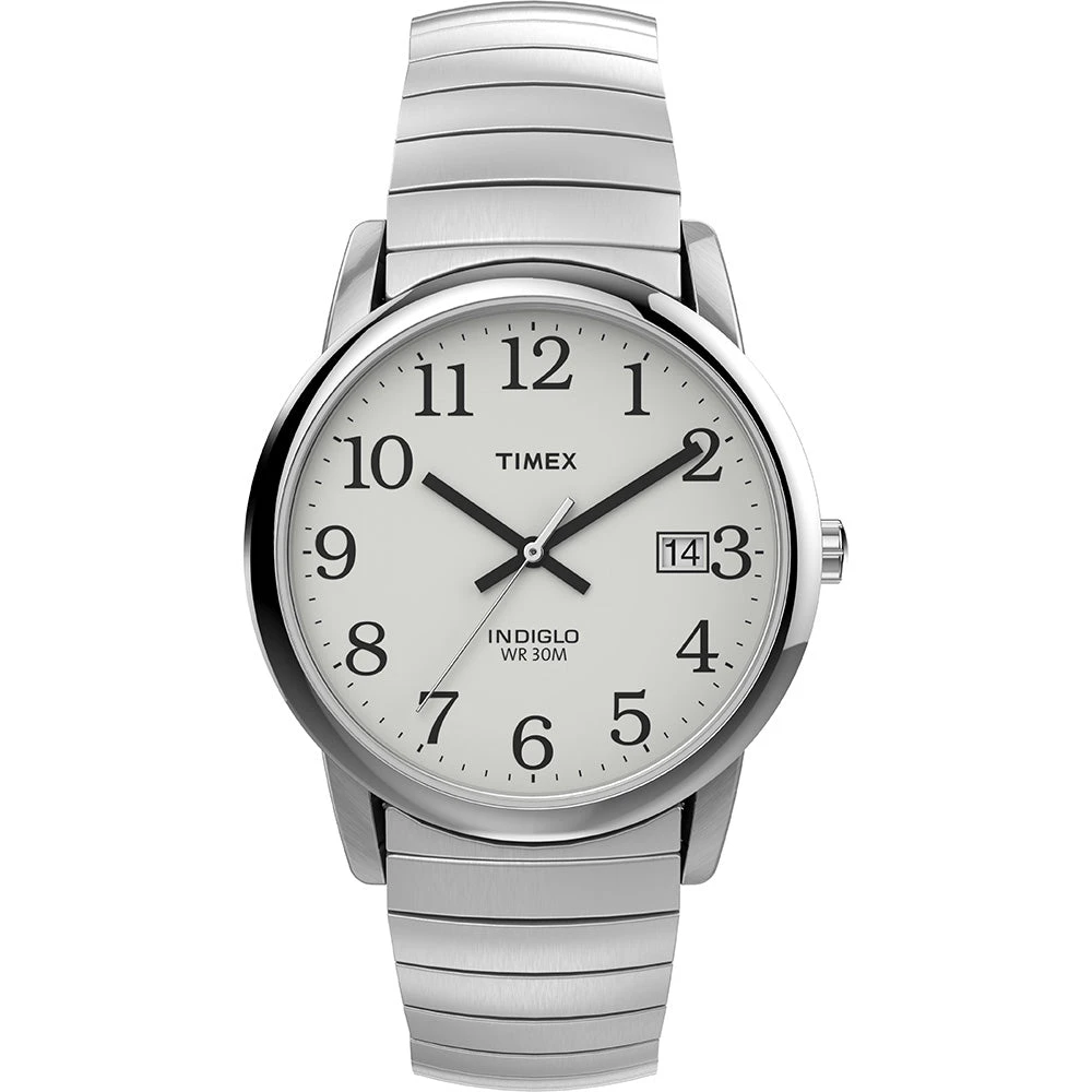 Timex Easy Reader Classic Men's White Watch T2H451 3 Timex Easy Reader Classic Men's White Watch T2H451