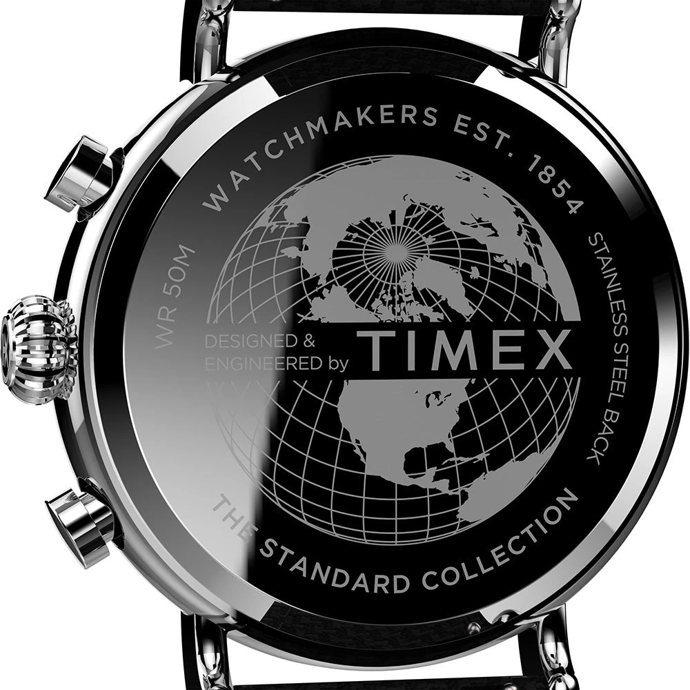 Timex Waterbury Standard Men's Black Watch TW2V43700 4 Timex Waterbury Standard Men's Black Watch TW2V43700 - Image 2