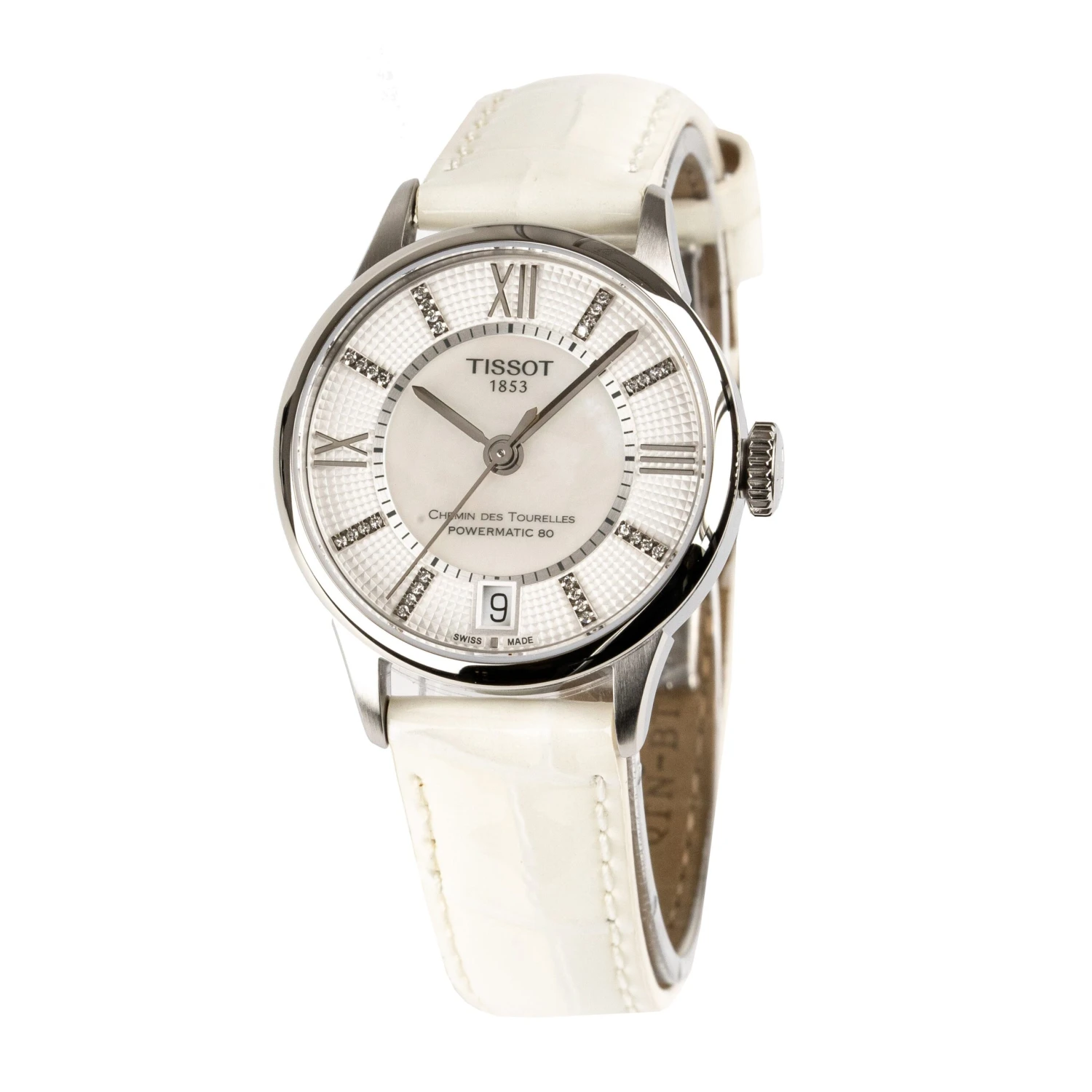Tissot T-Classic Chemin Des Tourelles Ladies White Watch T0992071611600 3 Tissot T-Classic Chemin Des Tourelles Ladies White Watch T0992071611600