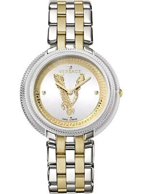 Versace Ladies Watch Thea 38mm White Two-Tone Bracelet VE2CA0623 3 Versace Ladies Watch Thea 38mm White Two-Tone Bracelet VE2CA0623
