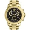 Versace Men's Watch New Chrono 45mm Gold Bracelet VE2E00921 2 Versace Men's Watch New Chrono 45mm Gold Bracelet VE2E00921 -Clock More Than Watches VE2E00921