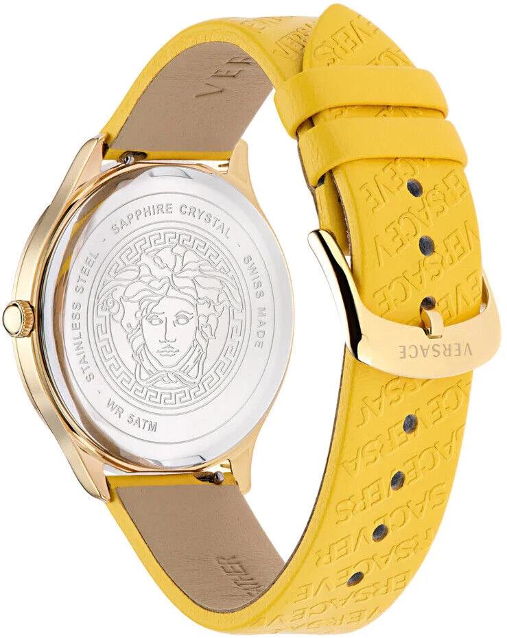 Versace Ladies Watch Logo Halo Yellow VE2O00822 3 Versace Ladies Watch Logo Halo Yellow VE2O00822 - Image 2